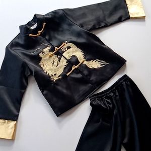 Vintage Child's size 2 Ethnic Asian Size 2 Two piece pull on Satin pants and top